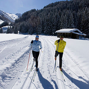 Cross-country skiing in Hintertux